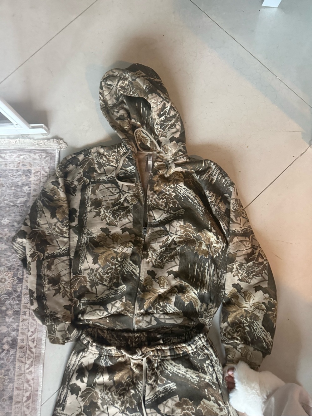 SKIMS RealTree Camo Zip-Up Hoodie